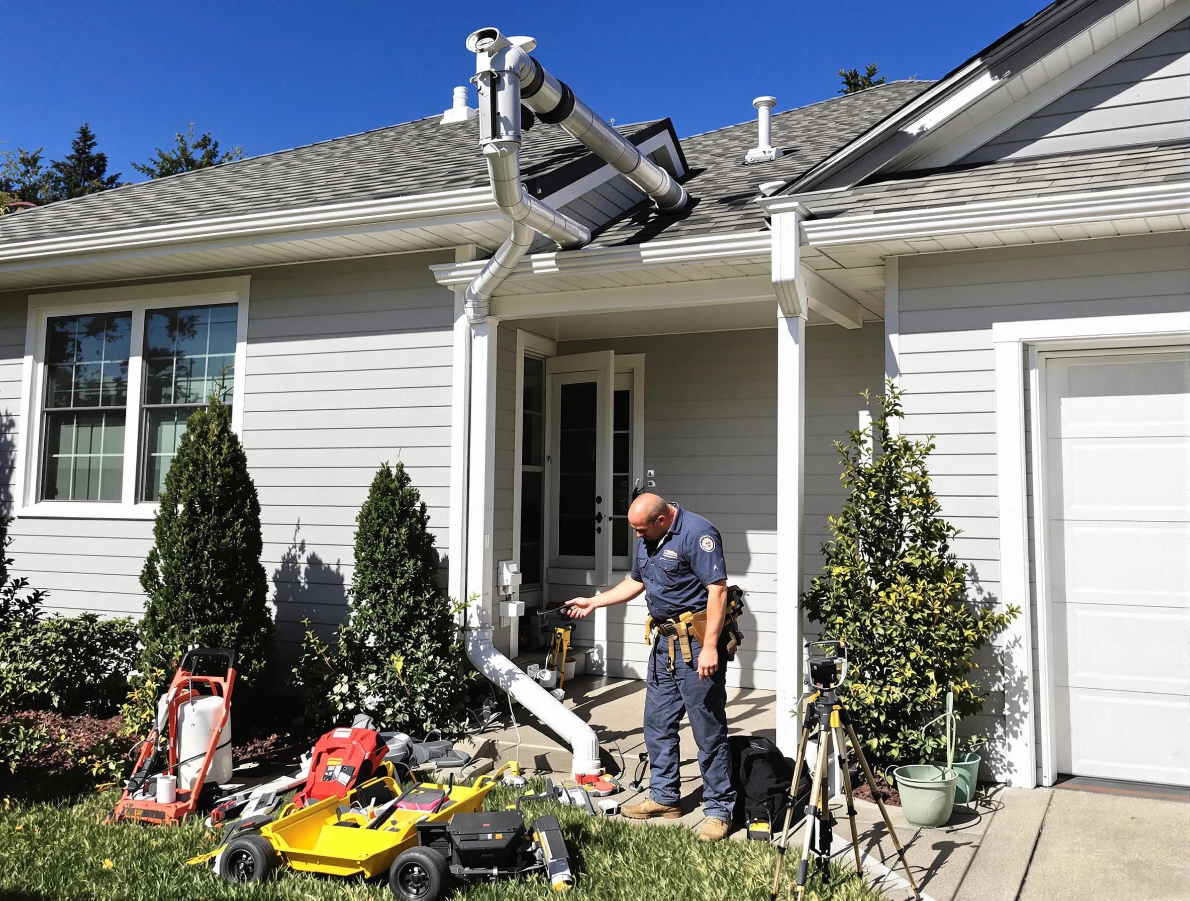 Downspout Repair in Stow